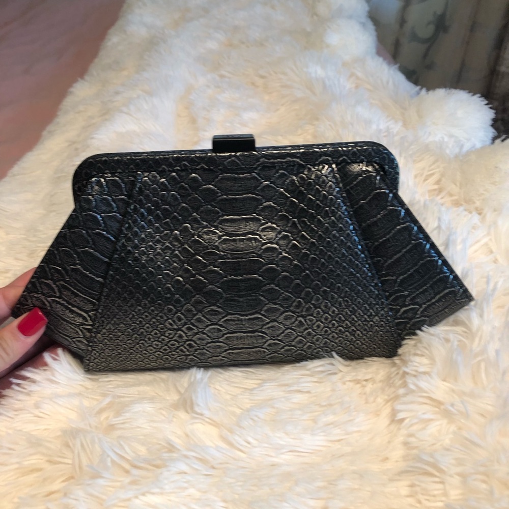 Zac Posen Silver Clutch